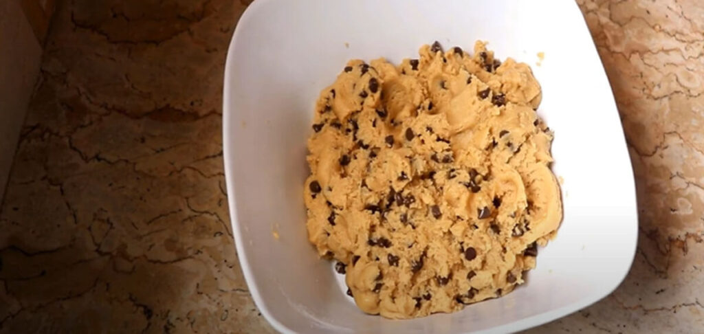 Place cookie dough on an ungreased baking sheet and place it inside the preheated toaster oven.